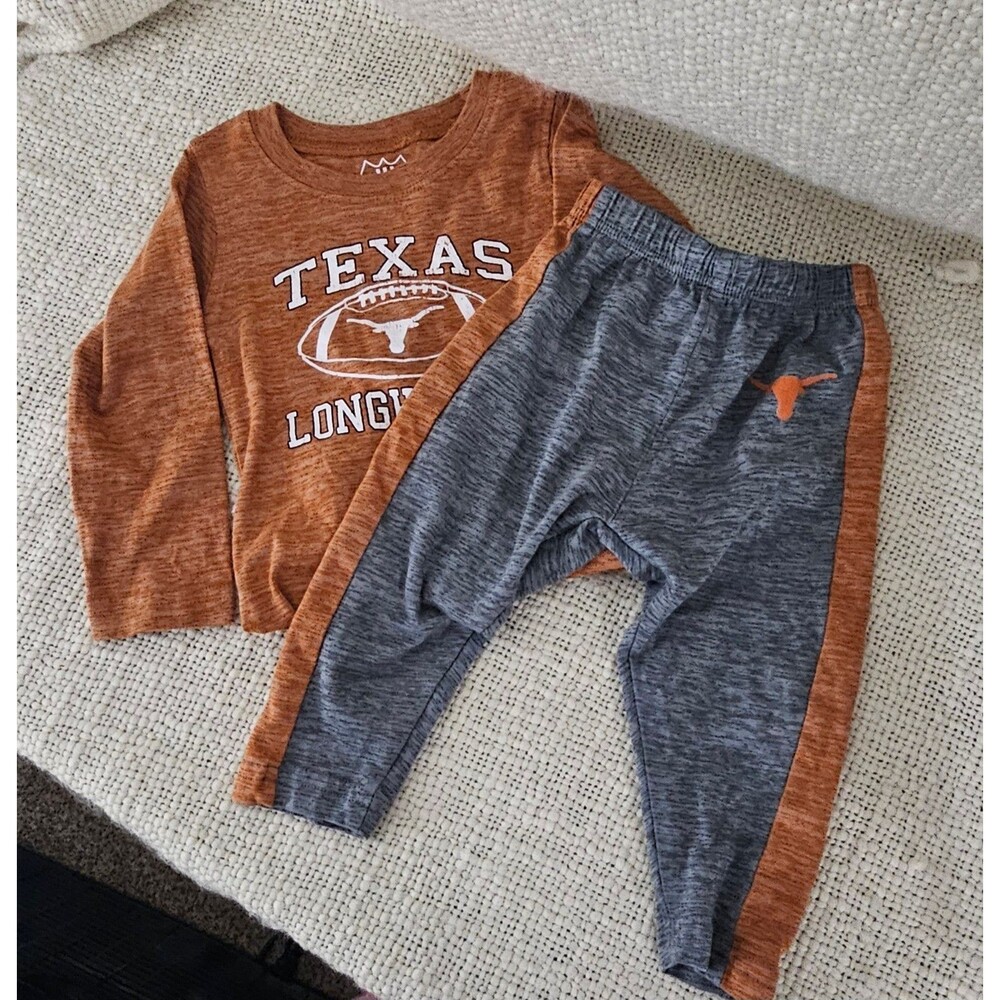 Wes & Willy size 12 mths 2pc UT Texas set